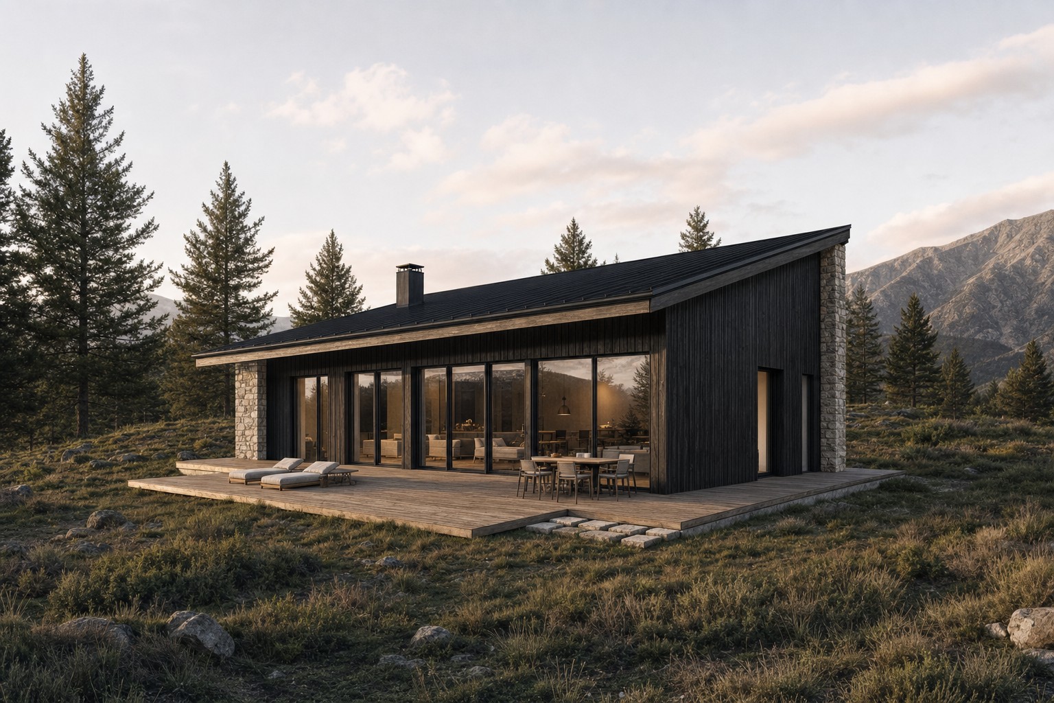 nïu eik — visualització arquitectònica de cases de fusta
